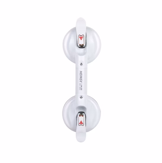 Heinsy Barre d'appui de douche à ventouse robuste pour toilettes, salle de bain, baignoire, poignées de douche de sécurité, ventouse parfaite pour les personnes âgées
